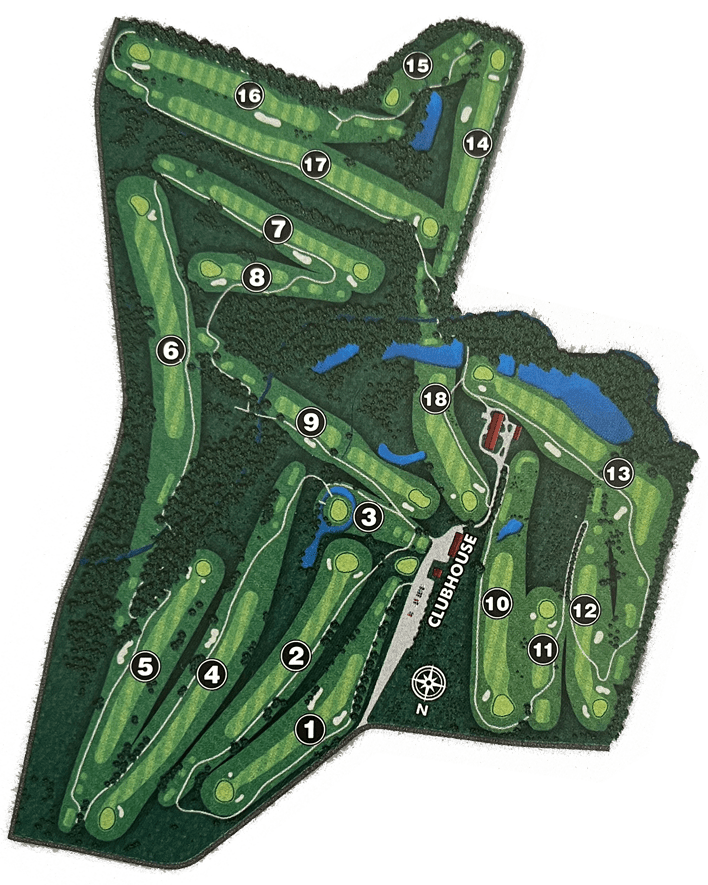 Meadow Brook Course Layout